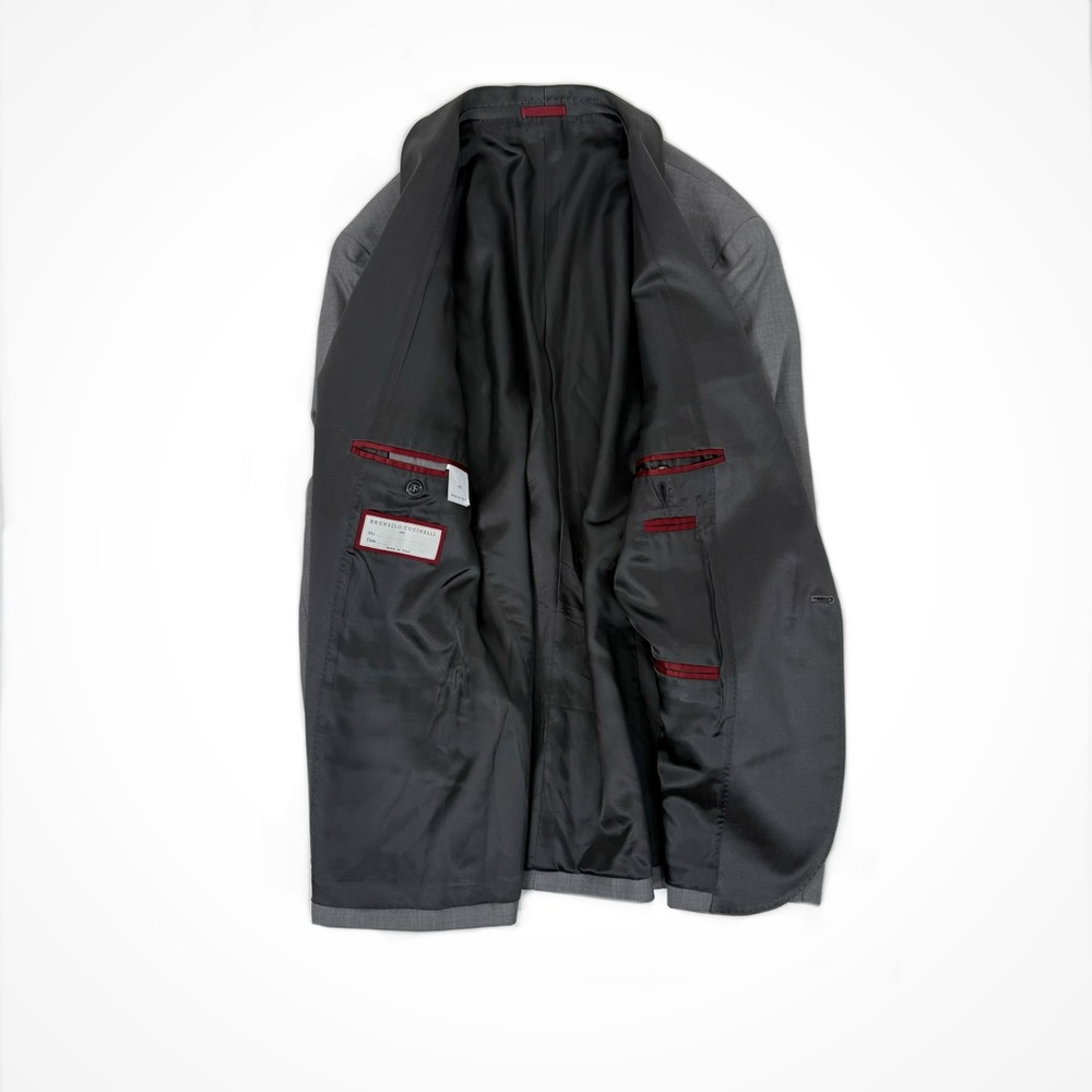 Brunello Cucinelli Silk & Wool Shawl Collar Formal Jacket | 38 - Picture 5 of 15